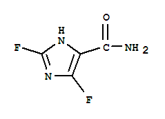1H-imidazole-4-carboxamide,2,5-difluoro-(9ci) Structure,89676-63-1Structure