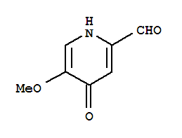 (9ci)-1,4-二氫-5-甲氧基-4-氧代-2-吡啶羧醛結構式_89791-88-8結構式