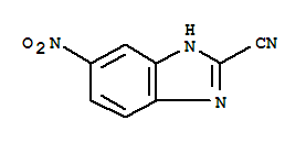 1H-benzimidazole-2-carbonitrile,6-nitro-(9ci) Structure,89843-50-5Structure