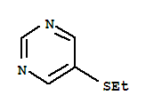 Pyrimidine, 5-(ethylthio)- (6ci,9ci)Structure,89882-06-4Structure Pyrimidine, 5-(ethylthio)- (6ci,9ci) Structure,89882-06-4Structure