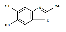 6-Benzothiazolethiol,5-chloro-2-methyl-(7ci)Structure,89894-16-6Structure 6-Benzothiazolethiol,5-chloro-2-methyl-(7ci) Structure,89894-16-6Structure