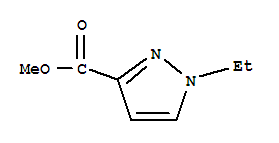(9ci)-1-乙基-1H-吡唑-3-羧酸甲酯結(jié)構(gòu)式_89943-27-1結(jié)構(gòu)式