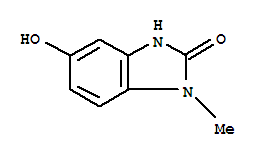 (9ci)-1,3-二氫-5-羥基-1-甲基-2H-苯并咪唑-2-酮結(jié)構(gòu)式_89945-35-7結(jié)構(gòu)式