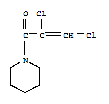 Piperidine, 1-(2,3-dichloroacryloyl)-(7ci)Structure,90003-29-5Structure Piperidine, 1-(2,3-dichloroacryloyl)-(7ci) Structure,90003-29-5Structure
