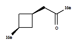 2-Propanone, 1-(3-methylcyclobutyl)-, cis-(9ci)Structure,90046-36-9Structure 2-Propanone, 1-(3-methylcyclobutyl)-, cis-(9ci) Structure,90046-36-9Structure