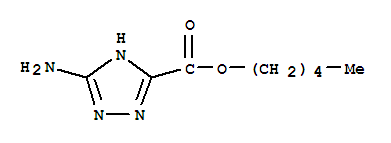 S-triazole-3-carboxylic acid, 5-amino-, pentyl ester (6ci,7ci)Structure,90111-84-5Structure S-triazole-3-carboxylic acid, 5-amino-, pentyl ester (6ci,7ci) Structure,90111-84-5Structure
