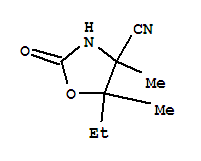 4-Oxazolidinecarbonitrile,5-ethyl-4,5-dimethyl-2-oxo-(7ci)Structure,90197-36-7Structure 4-Oxazolidinecarbonitrile,5-ethyl-4,5-dimethyl-2-oxo-(7ci) Structure,90197-36-7Structure