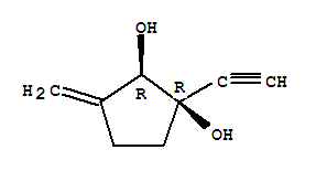 1,2-Cyclopentanediol, 1-ethynyl-3-methylene-, cis-(9ci)Structure,90314-54-8Structure 1,2-Cyclopentanediol, 1-ethynyl-3-methylene-, cis-(9ci) Structure,90314-54-8Structure