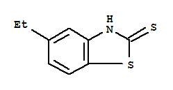 (9ci)-5-乙基-2(3H)-苯并噻唑硫酮結(jié)構(gòu)式_90382-09-5結(jié)構(gòu)式