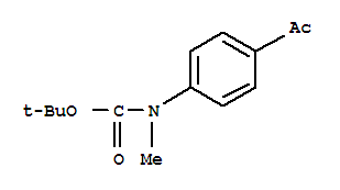 (4-Acetyl-phenyl)-methyl-carbamic acid tert-butyl esterStructure,907209-80-7Structure (4-Acetyl-phenyl)-methyl-carbamic acid tert-butyl ester Structure,907209-80-7Structure