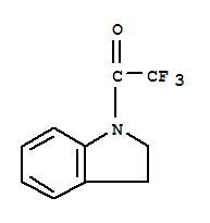 (9ci)-2,3-二氫-1-(三氟乙?；?-1H-吲哚結(jié)構(gòu)式_90732-28-8結(jié)構(gòu)式