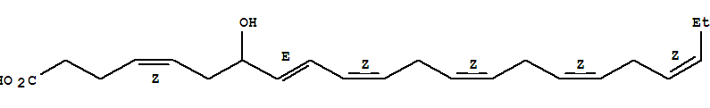(4Z,8E,10Z,13Z,16Z,19Z)-7-羥基-4,8,10,13,16,19-二十二碳六烯酸結(jié)構(gòu)式_90780-55-5結(jié)構(gòu)式