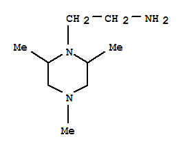 1-Piperazineethanamine,2,4,6-trimethyl-(9ci)Structure,90795-53-2Structure 1-Piperazineethanamine,2,4,6-trimethyl-(9ci) Structure,90795-53-2Structure