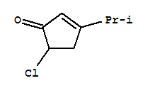 2-Cyclopenten-1-one, 5-chloro-3-(1-methylethyl)-Structure,908302-41-0Structure 2-Cyclopenten-1-one, 5-chloro-3-(1-methylethyl)- Structure,908302-41-0Structure