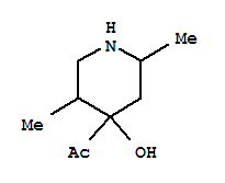 Ketone, 4-hydroxy-2,5-dimethyl-4-piperidyl methyl (7ci)Structure,90950-32-6Structure Ketone, 4-hydroxy-2,5-dimethyl-4-piperidyl methyl (7ci) Structure,90950-32-6Structure