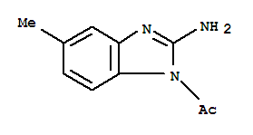 (9ci)-1-乙?；?5-甲基-1H-苯并咪唑-2-胺結(jié)構(gòu)式_90964-24-2結(jié)構(gòu)式