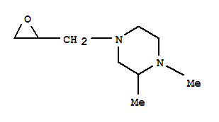 Piperazine, 4-(2,3-epoxypropyl)-1,2-dimethyl-(7ci)Structure,91086-23-6Structure Piperazine, 4-(2,3-epoxypropyl)-1,2-dimethyl-(7ci) Structure,91086-23-6Structure