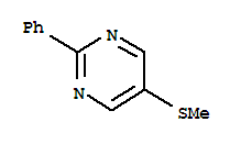 Pyrimidine,5-(methylthio)-2-phenyl-(7ci)Structure,91091-04-2Structure Pyrimidine,5-(methylthio)-2-phenyl-(7ci) Structure,91091-04-2Structure