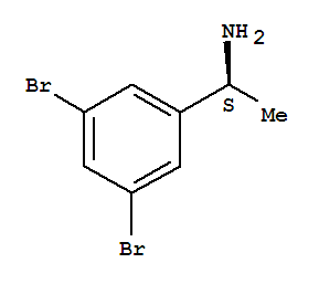 Benzenemethanamine, 3,5-dibromo-a-methyl-, (aS)-Structure,911426-09-0Structure Benzenemethanamine, 3,5-dibromo-a-methyl-, (aS)- Structure,911426-09-0Structure