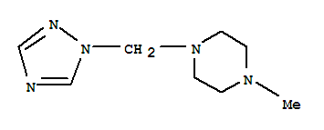 Piperazine, 1-methyl-4-(1h-1,2,4-triazol-1-ylmethyl)-(9ci)Structure,91272-88-7Structure Piperazine, 1-methyl-4-(1h-1,2,4-triazol-1-ylmethyl)-(9ci) Structure,91272-88-7Structure