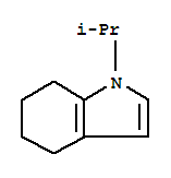 (9ci)-4,5,6,7-四氫-1-(1-甲基乙基)-1H-吲哚結(jié)構(gòu)式_91322-88-2結(jié)構(gòu)式