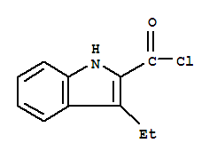 Indole-2-carbonyl chloride, 3-ethyl-(7ci)Structure,91348-90-2Structure Indole-2-carbonyl chloride, 3-ethyl-(7ci) Structure,91348-90-2Structure