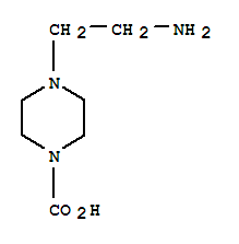 1-Piperazinecarboxylicacid,4-(2-aminoethyl)-(9ci)Structure,91441-53-1Structure 1-Piperazinecarboxylicacid,4-(2-aminoethyl)-(9ci) Structure,91441-53-1Structure