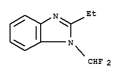 (9ci)-1-(二氟甲基)-2-乙基-1H-苯并咪唑結(jié)構(gòu)式_91459-70-0結(jié)構(gòu)式