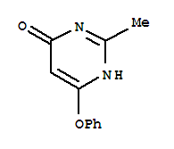 4(1H)-pyrimidinone, 2-methyl-6-phenoxy-(9ci)Structure,91520-66-0Structure 4(1H)-pyrimidinone, 2-methyl-6-phenoxy-(9ci) Structure,91520-66-0Structure