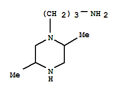 1-Piperazinepropanamine,2,5-dimethyl-(9ci)Structure,91913-66-5Structure 1-Piperazinepropanamine,2,5-dimethyl-(9ci) Structure,91913-66-5Structure