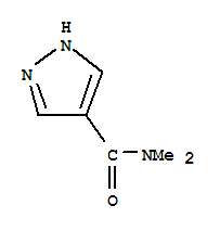 (9ci)-N,N-二甲基-1H-吡唑-4-羧酰胺結構式_91918-13-7結構式