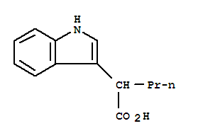 Indole-3-acetic acid,-alpha--propyl-(7ci)Structure,91957-23-2Structure Indole-3-acetic acid,-alpha--propyl-(7ci) Structure,91957-23-2Structure