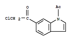 1H-indole, 1-acetyl-6-(chloroacetyl)- (9ci) Structure,92013-04-2Structure