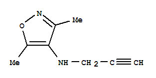 4-Isoxazolamine,3,5-dimethyl-n-2-propynyl-(9ci)Structure,92088-04-5Structure 4-Isoxazolamine,3,5-dimethyl-n-2-propynyl-(9ci) Structure,92088-04-5Structure