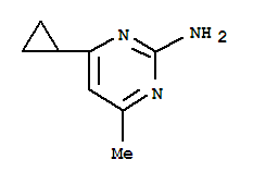 (9ci)-4-環(huán)丙基-6-甲基-2-嘧啶胺結(jié)構(gòu)式_92238-61-4結(jié)構(gòu)式