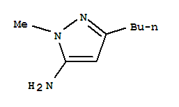1H-pyrazol-5-amine, 3-butyl-1-methyl-Structure,92406-40-1Structure 1H-pyrazol-5-amine, 3-butyl-1-methyl- Structure,92406-40-1Structure