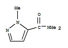 (9ci)-n,n,1-三甲基-1H-吡唑-5-羧酰胺結(jié)構(gòu)式_92525-29-6結(jié)構(gòu)式