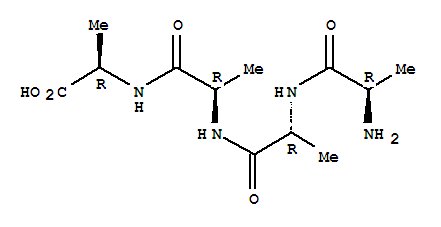 (9CI)-N-[N-(N-D-丙氨?；?D-丙氨?；?-D-丙氨?；鵠-D-丙氨酸結構式_926-78-3結構式