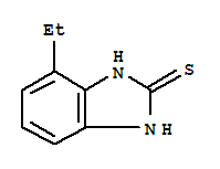 (9ci)-4-乙基-1,3-二氫-2H-苯并咪唑-2-硫酮結構式_92807-03-9結構式