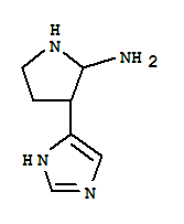 2-Pyrrolidinamine, 3-(1h-imidazol-5-yl)-Structure,929102-07-8Structure 2-Pyrrolidinamine, 3-(1h-imidazol-5-yl)- Structure,929102-07-8Structure