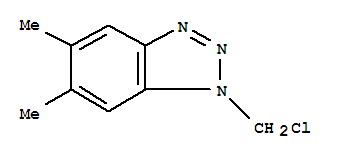 (9ci)-1-(氯甲基)-5,6-二甲基-1H-苯并噻唑結(jié)構(gòu)式_92990-98-2結(jié)構(gòu)式