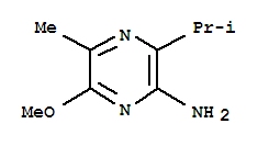 Pyrazinamine, 6-methoxy-5-methyl-3-(1-methylethyl)-(9ci)Structure,93034-75-4Structure Pyrazinamine, 6-methoxy-5-methyl-3-(1-methylethyl)-(9ci) Structure,93034-75-4Structure