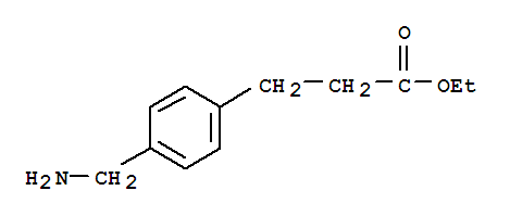 3-(4-Aminomethyl-phenyl)-propionic acid ethyl esterStructure,93071-68-2Structure 3-(4-Aminomethyl-phenyl)-propionic acid ethyl ester Structure,93071-68-2Structure