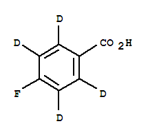 4-氟苯甲酸-D4結(jié)構(gòu)式_93111-25-2結(jié)構(gòu)式