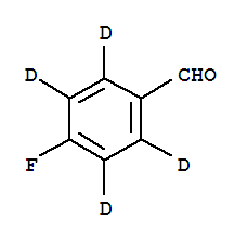 對(duì)氟苯甲醛-D4結(jié)構(gòu)式_93111-27-4結(jié)構(gòu)式