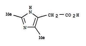 1H-imidazole-5-acetic acid, 2,4-dimethyl- Structure,933740-47-7Structure