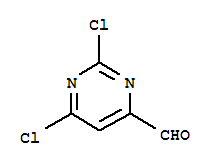4-Pyrimidinecarboxaldehyde, 2,6-dichloro-Structure,933746-24-8Structure 4-Pyrimidinecarboxaldehyde, 2,6-dichloro- Structure,933746-24-8Structure