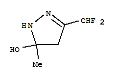 1H-pyrazol-5-ol, 3-(difluoromethyl)-4,5-dihydro-5-methyl-Structure,933768-35-5Structure 1H-pyrazol-5-ol, 3-(difluoromethyl)-4,5-dihydro-5-methyl- Structure,933768-35-5Structure