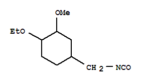 (9ci)-1-乙氧基-4-(異氰?；谆?-2-甲氧基-環(huán)己烷結(jié)構(gòu)式_93470-21-4結(jié)構(gòu)式