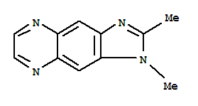 (7ci)-1,2-二甲基-1H-咪唑并[4,5-g]喹噁啉結(jié)構(gòu)式_95140-63-9結(jié)構(gòu)式